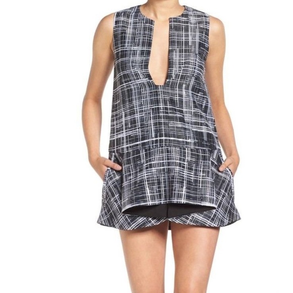 Kendall + Kylie Split-Neck A-Line Dress - Picture 1 of 3